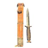 K - Kinfolks Knife - US M3 Fighting Knife (1943) Leather-Wrapped Grip