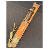 K - Kinfolks Knife - US M3 Fighting Knife (1943) Leather-Wrapped Grip