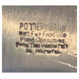 LR - Two Silver-Plated Serving Platters by Pottery Barn and More