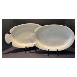 P - Two Hutschenreuther Tavola Serving Platters