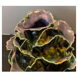 P - Abstract Ceramic Vase - Multicolor Petal-Form