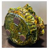 P - Abstract Ceramic Vase - Multicolor Petal-Form