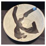 DR - Six Pottery Bowls - Beige Glaze with Dark Brown Slip