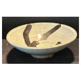 DR - Six Pottery Bowls - Beige Glaze with Dark Brown Slip
