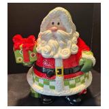 DR - Fitz & Floyd Holiday Cheer Santa Cookie Jar