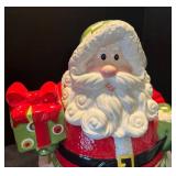 DR - Fitz & Floyd Holiday Cheer Santa Cookie Jar