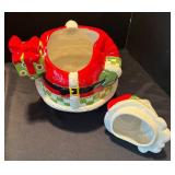 DR - Fitz & Floyd Holiday Cheer Santa Cookie Jar