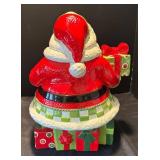 DR - Fitz & Floyd Holiday Cheer Santa Cookie Jar