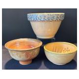 DR - Trio of Stoneware Bowls
