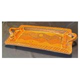 P - Stoneware Platter by Hegland