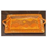 P - Stoneware Platter by Hegland