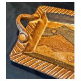 P - Stoneware Platter by Hegland