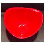 LR - Waechtersbach Platter, Four Stax Living Plates & Destinos Bowl - Radiant Red Servingware