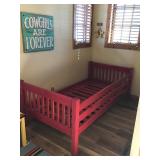 Twin Wood Kids Crib Bed (Bed Only) - Smoke Free