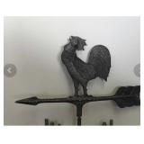 Aluminum Rooster Weather Vane