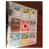 Binder of 90 Pokemon trading cards
