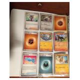 Binder of 90 Pokemon trading cards