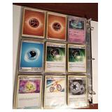 Binder of 90 Pokemon trading cards