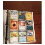 Binder of 90 Pokemon trading cards