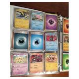 Binder of 90 Pokemon trading cards