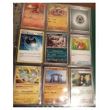 Binder of 90 Pokémon trading cards