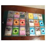 Binder of 90 Pokémon trading cards