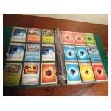 Binder of 90 Pokémon trading cards