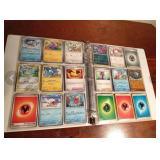 Binder of 90 Pokemon trading cards