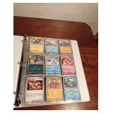 Binder of 90 Pokemon trading cards
