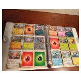 Binder of 90 Pokemon trading cards
