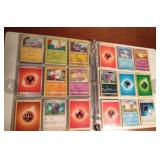 Binder of 90 Pokemon trading cards