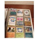Binder of 90 Pokemon trading cards