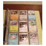 Binder of 90 Pokemon trading cards