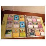 Binder of 90 Pokemon trading cards