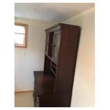 Aspen Solid Wood 2 Piece Desk / Hutch - smoke free