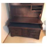Aspen Solid Wood 2 Piece Desk / Hutch - smoke free