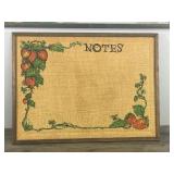 Vintage Bulletin Board for Sticking Notes On