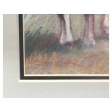 Framed Cowboy Art Picture