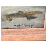 Framed Art Picture by Robert Wood ‘46 - Winters Arrival