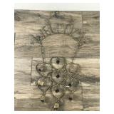 Metal Welcome Hanging Sign with Bells
