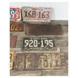 Lot of 8 Collectible License Plates