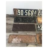Lot of 8 Collectible License Plates