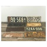 Lot of 8 Collectible License Plates