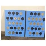 2 - Coin Books of Jefferson Nickels & 2 Coin Books - See description for dates of coins