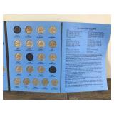2 - Coin Books of Jefferson Nickels & 2 Coin Books - See description for dates of coins