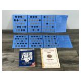 2 - Coin Books of Jefferson Nickels & 2 Coin Books - See description for dates of coins