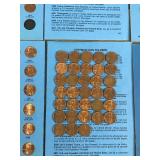 7 - Books of LINCOLN Pennie’s (Wheat, Steel & Regular) Years from 1910 to 2007