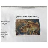 1999 Minnesota Trout & Salmon Stamp, 2010-11 Migratory Bird Stamp, 2009 Walleye Stamp - None of them are Signed