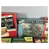Large Lot of Puzzles - Some are Old