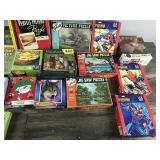 Large Lot of Puzzles - Some are Old